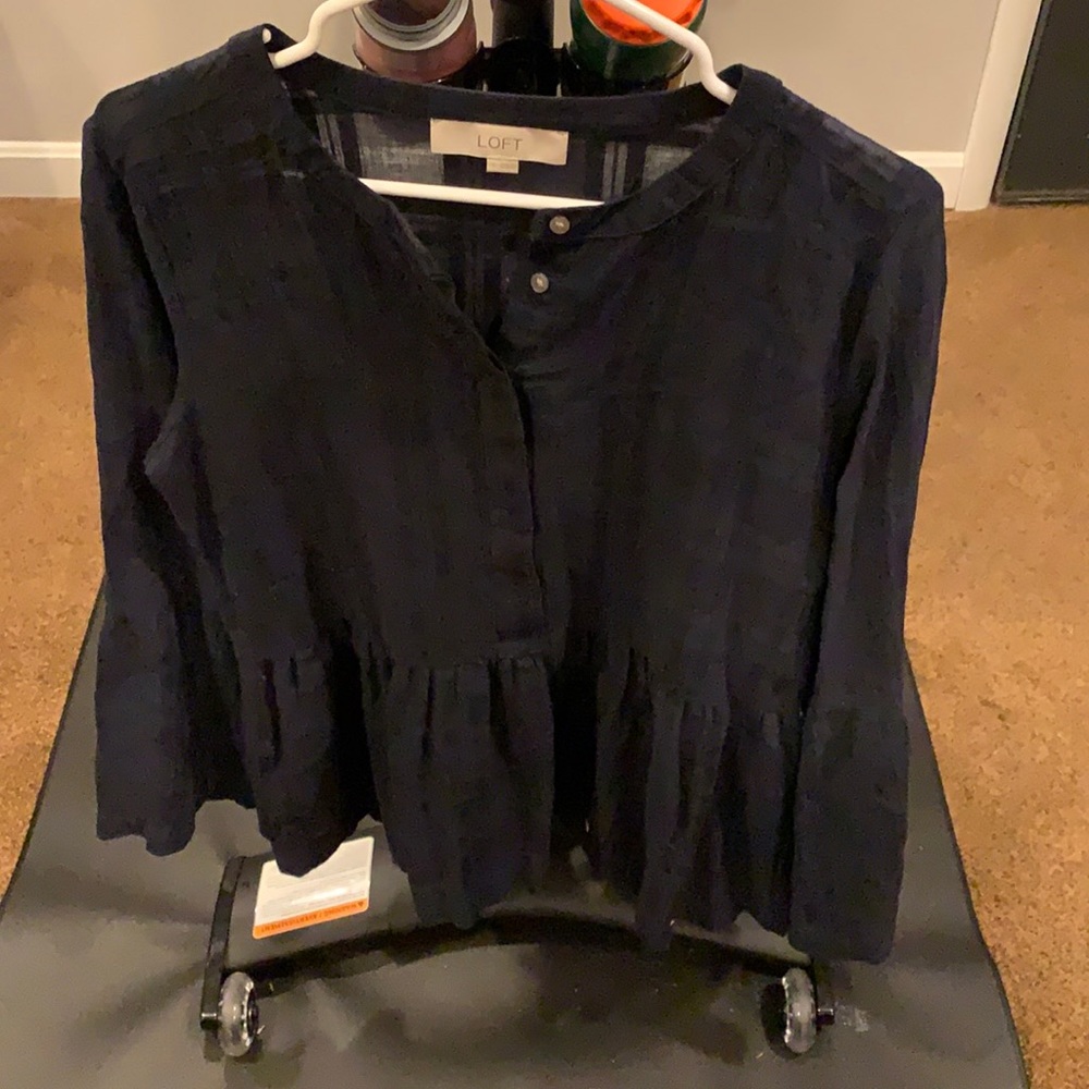 Loft peplum top